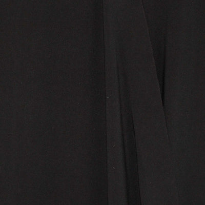 Norma Kamali Black Jersey Long Sleeve Long Dress