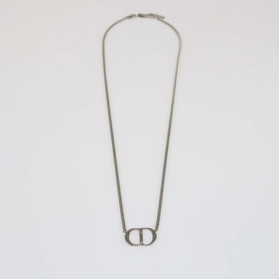 Christian Dior Sterling Silver CD Icon Pendant Necklace Mens Christian Dior 