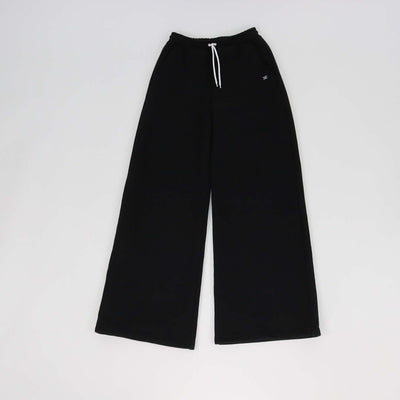 Celine Black Cotton Drawstring Flared Sweatpants