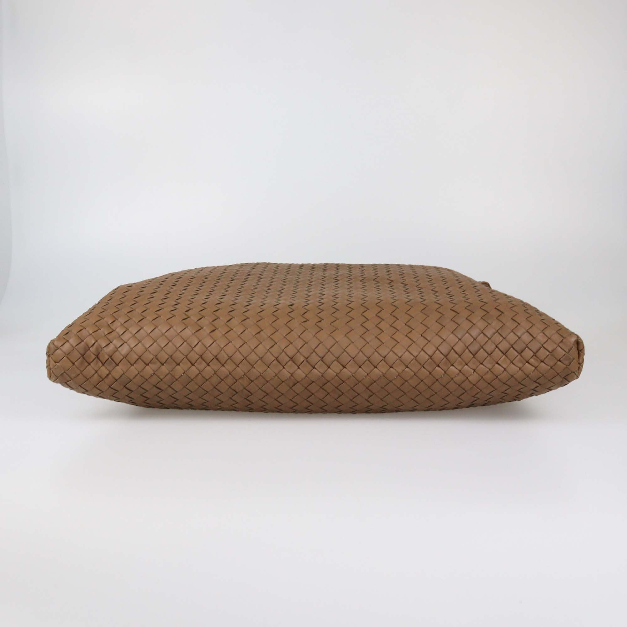 Bottega Veneta Brown Intrecciato Leather Large Convertible Tote