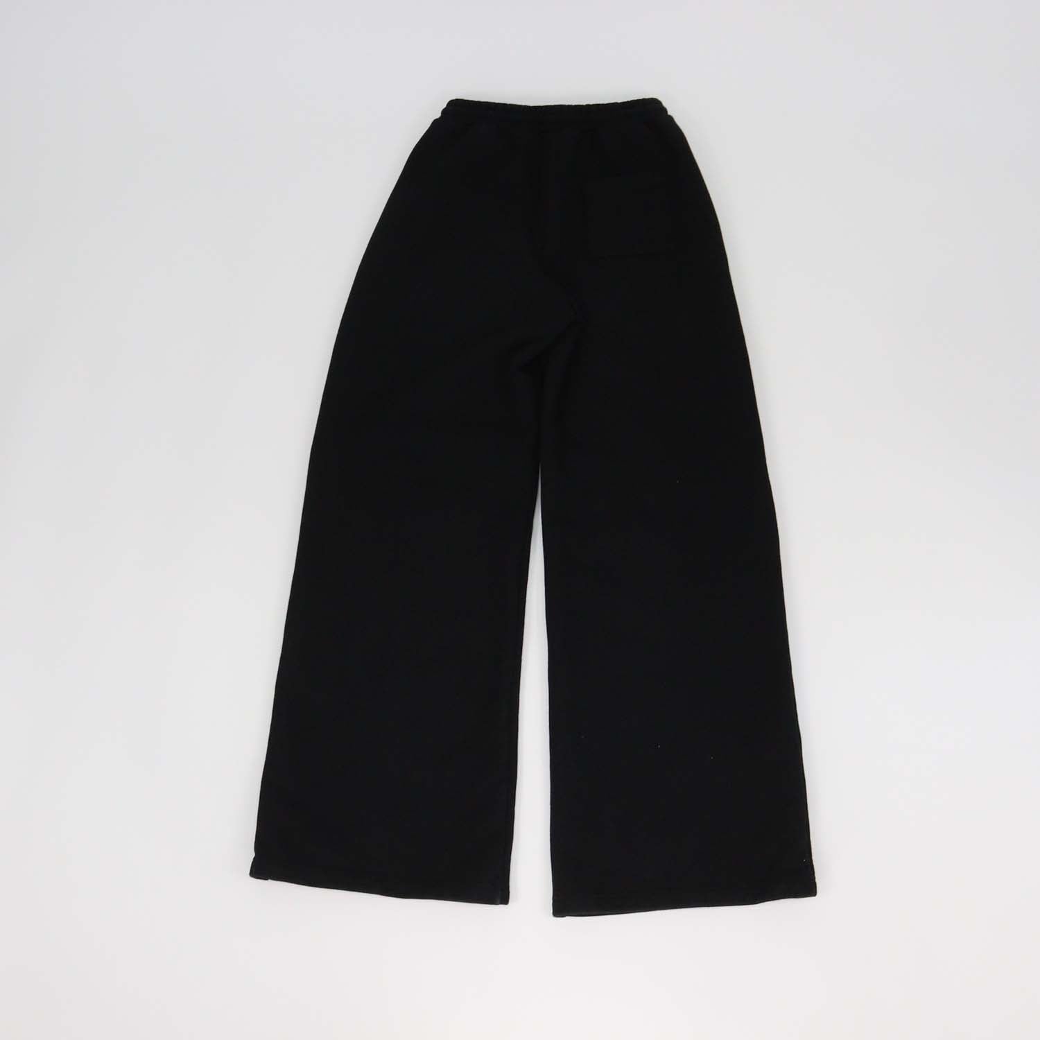 Celine Black Cotton Drawstring Flared Sweatpants
