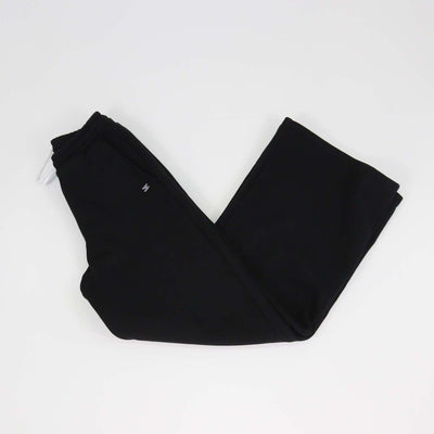 Celine Black Cotton Drawstring Flared Sweatpants