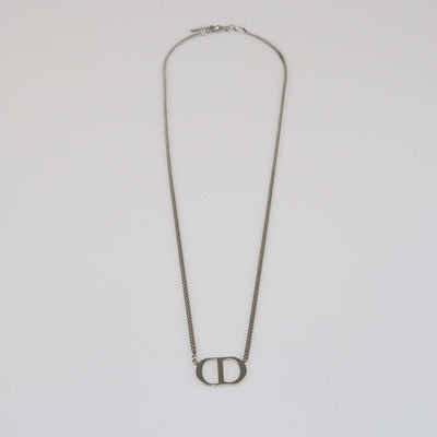 Christian Dior Sterling Silver CD Icon Pendant Necklace Mens Christian Dior 