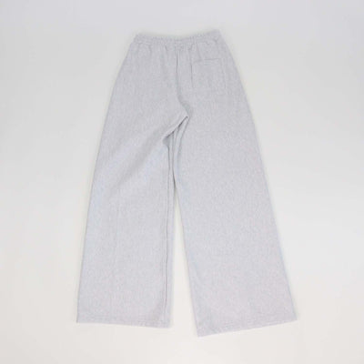 Celine Light Grey Cotton Drawstring Flared Sweatpants
