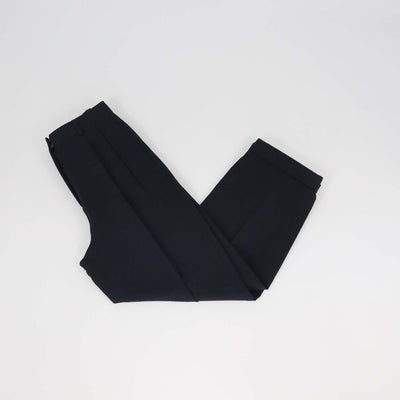 Loro Piana Navy Blue Linen and Cotton Cale Trousers
