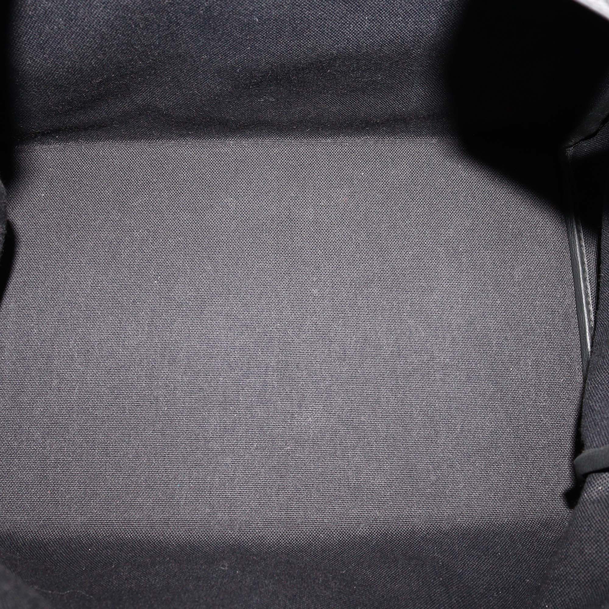 Hermes Noir Togo Leather/ Toile HAC Birkin 40 PHW