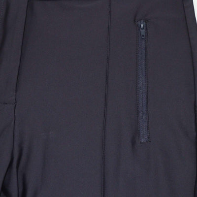 Sandro Midnight Blue Blend Nylon Zip Pockets Leggings