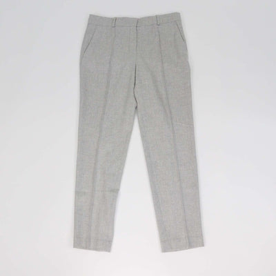 Loro Piana Grey Cashmere Straight Fit Pants