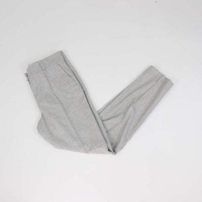 Loro Piana Grey Cashmere Straight Fit Pants