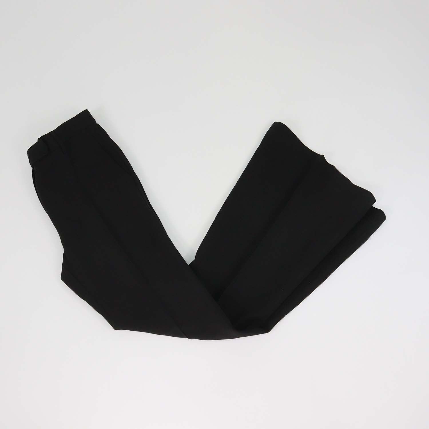 Brunello Cucinelli Black Blend Viscose Wide Leg Pants