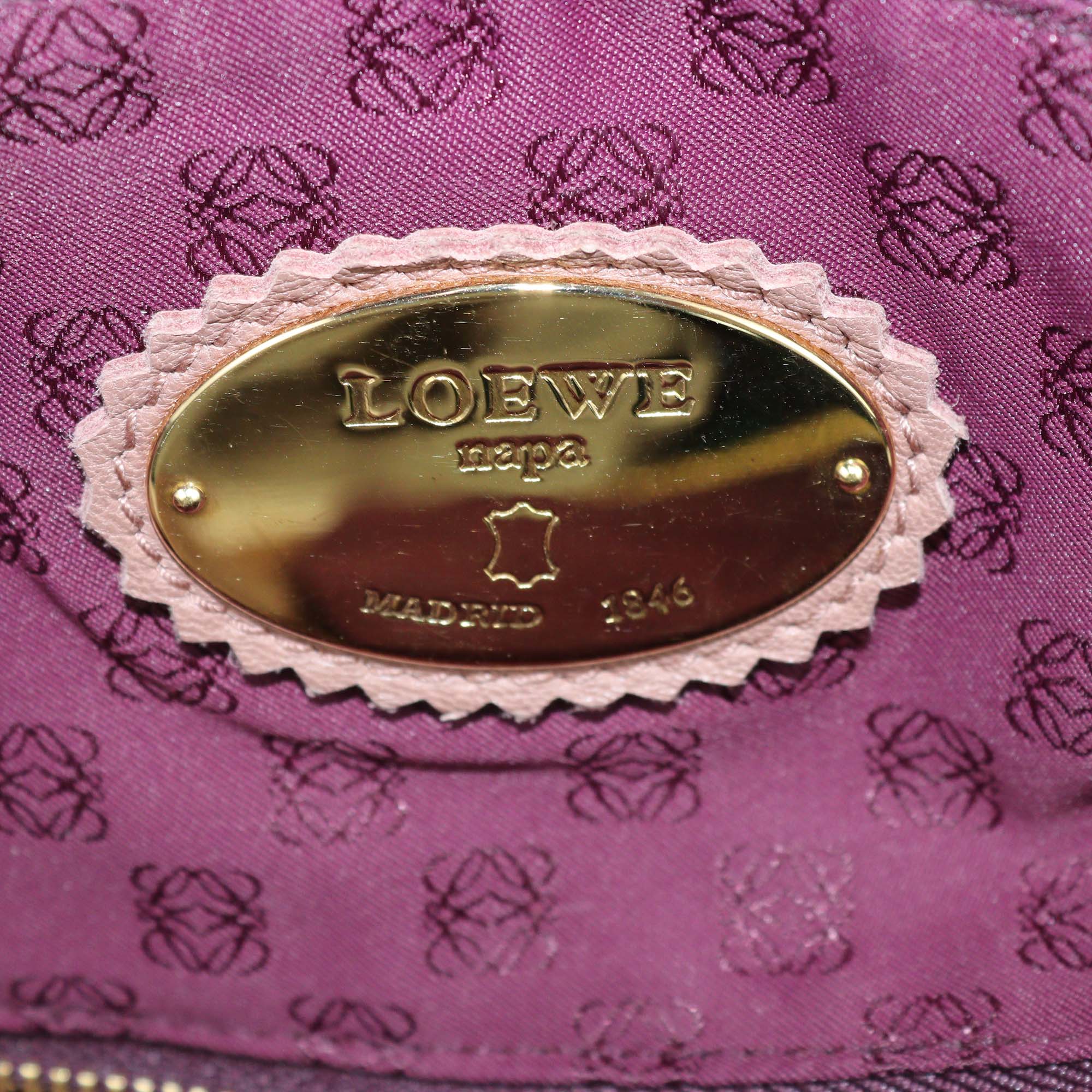 Loewe Dusty Rose Leather Aire Hobo
