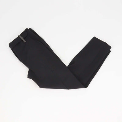 Brunello Cucinelli Black Blend Wool Slim Pants