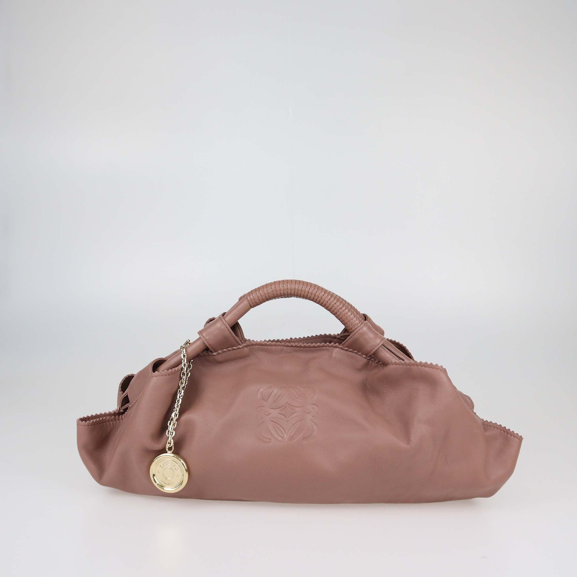 Loewe Dusty Rose Leather Aire Hobo