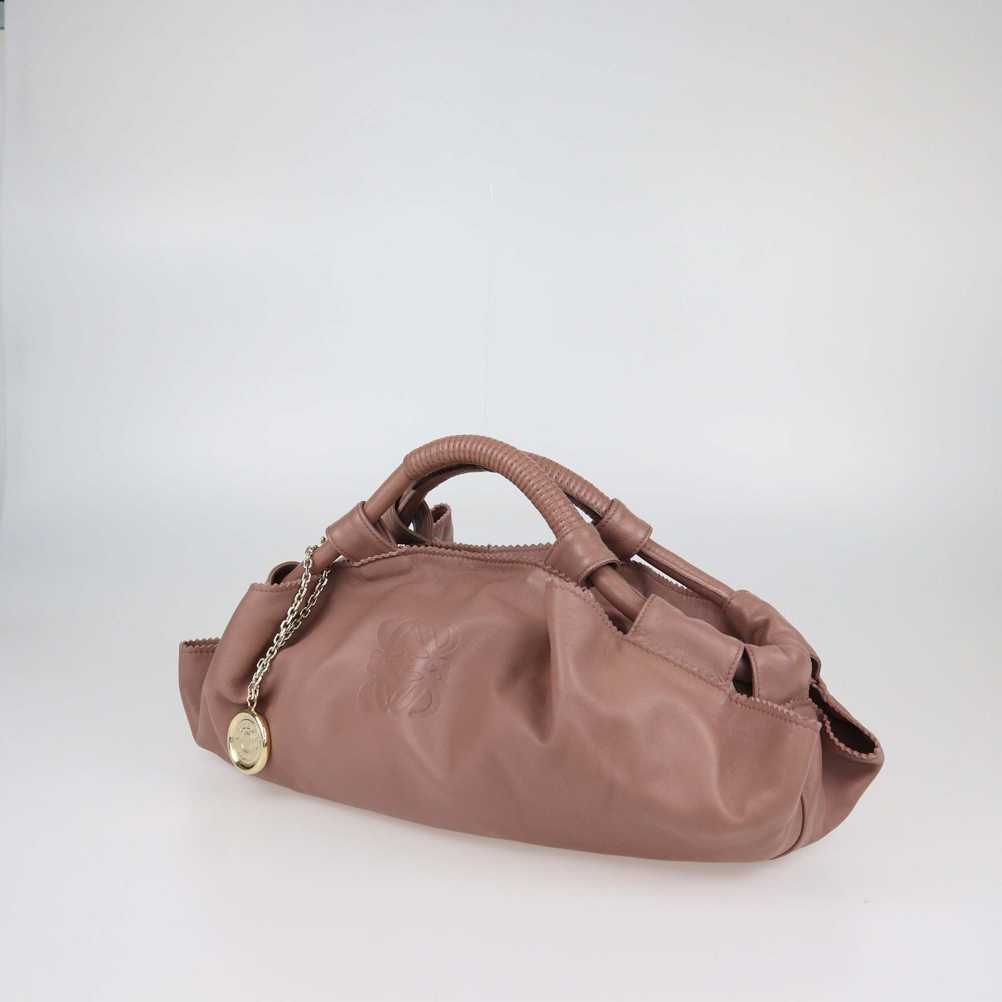 Loewe Dusty Rose Leather Aire Hobo