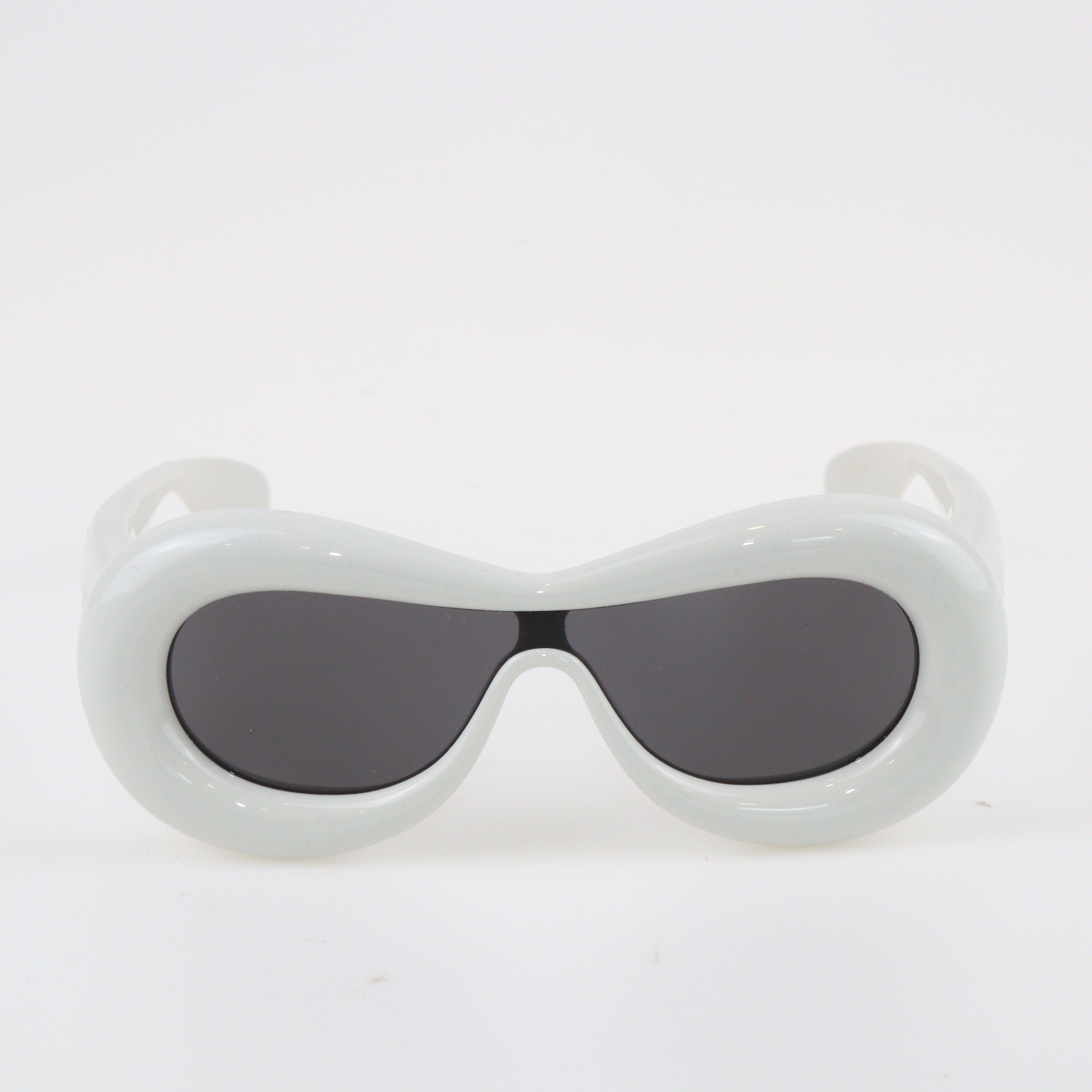 White LW400991 Shield Sunglasses Accessories Loewe 