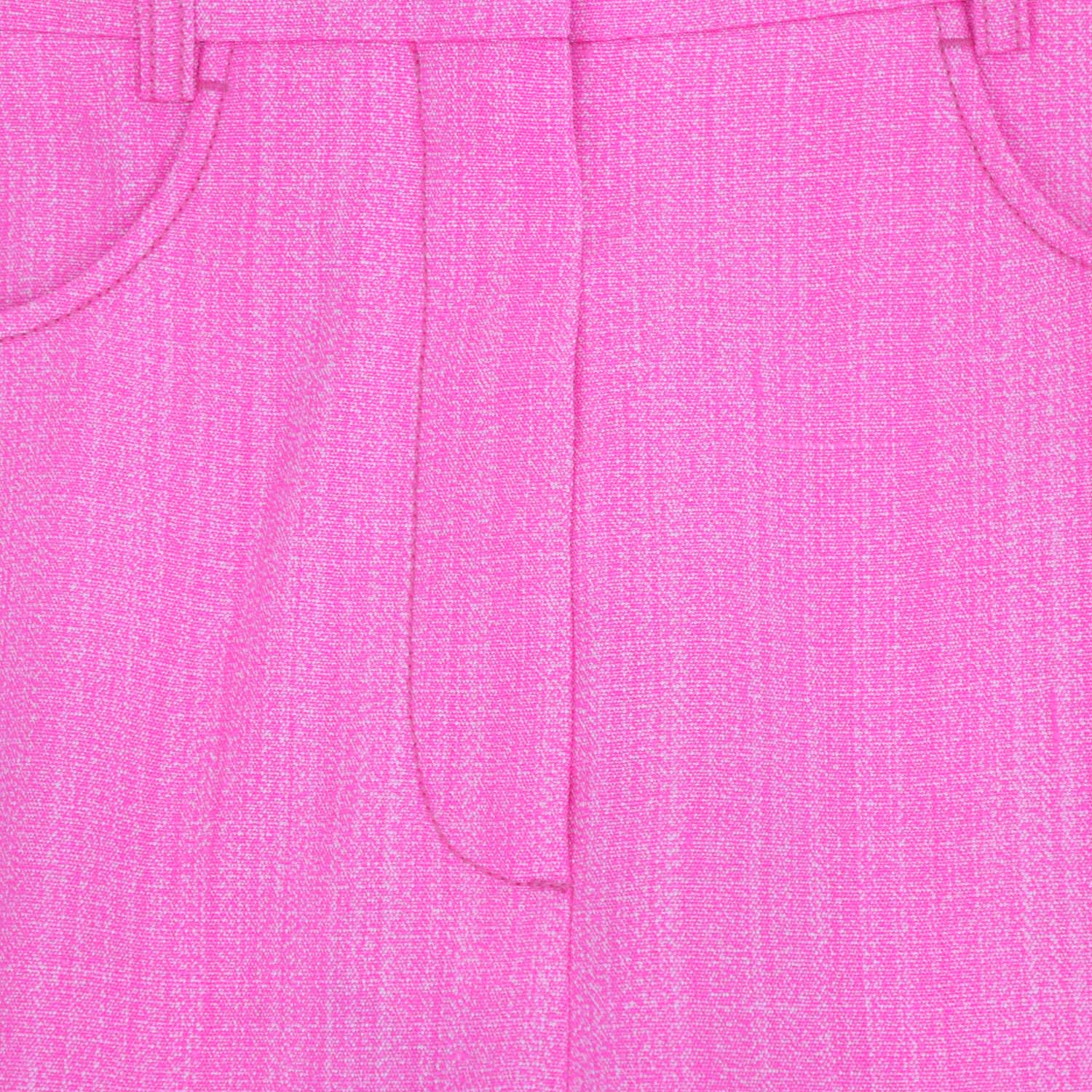 Jacquemus Pink Silk Blend High Rise Le Raphia Sauge Trousers