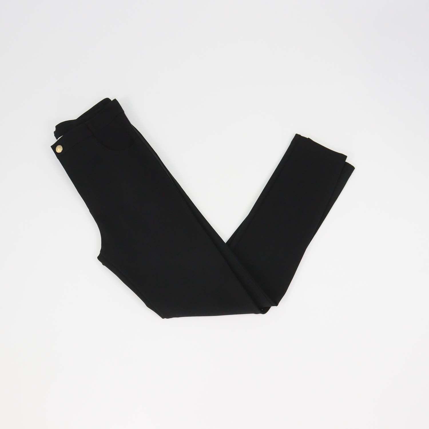 Givenchy Black Viscose Blend Skinny Leg Pants