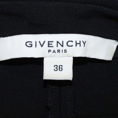 Givenchy Black Viscose Blend Skinny Leg Pants