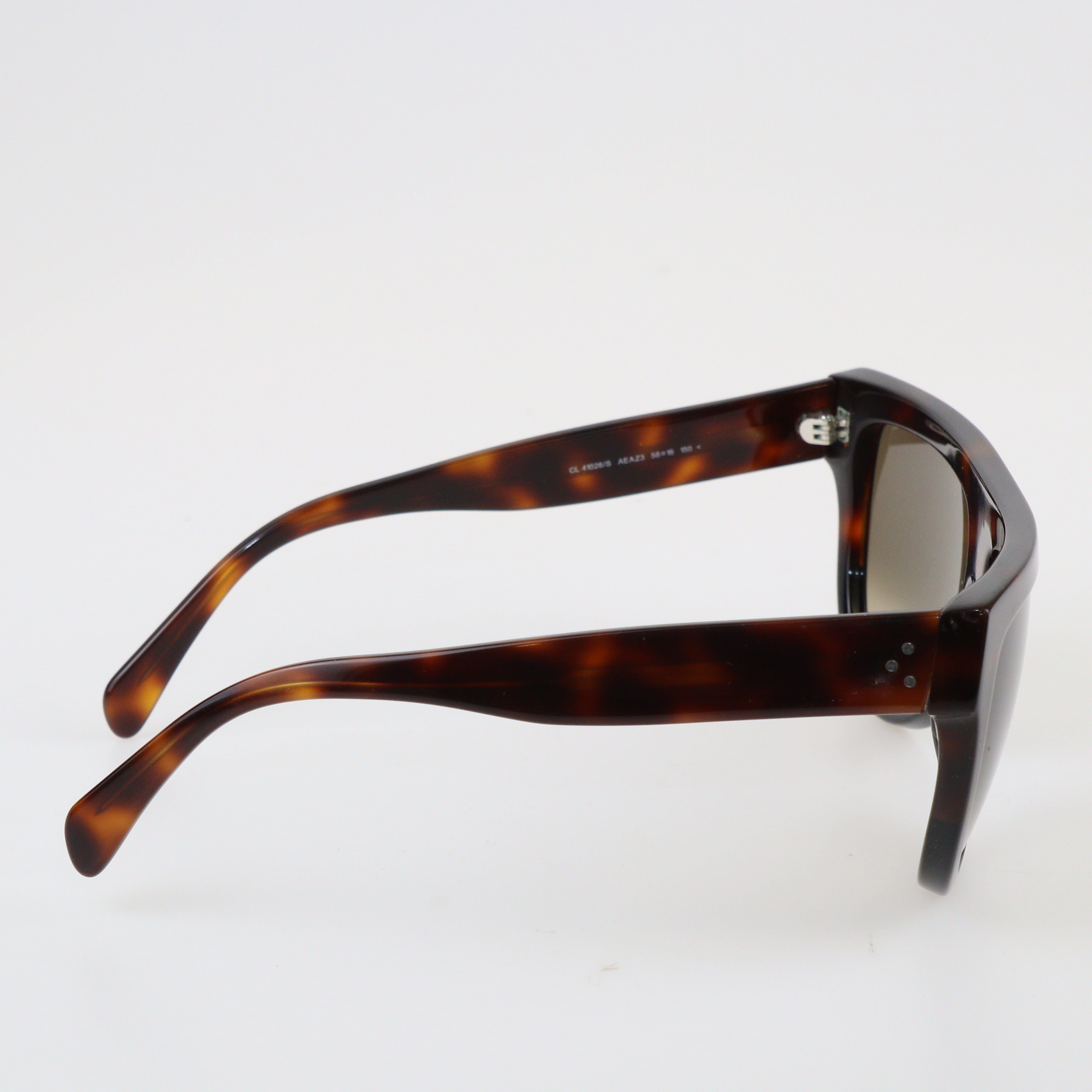 Brown/Black CL41026/S Aviator Sunglasses Accessories Celine 