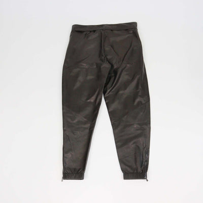 Bottega Veneta Black Leather Belted Jogger Pants