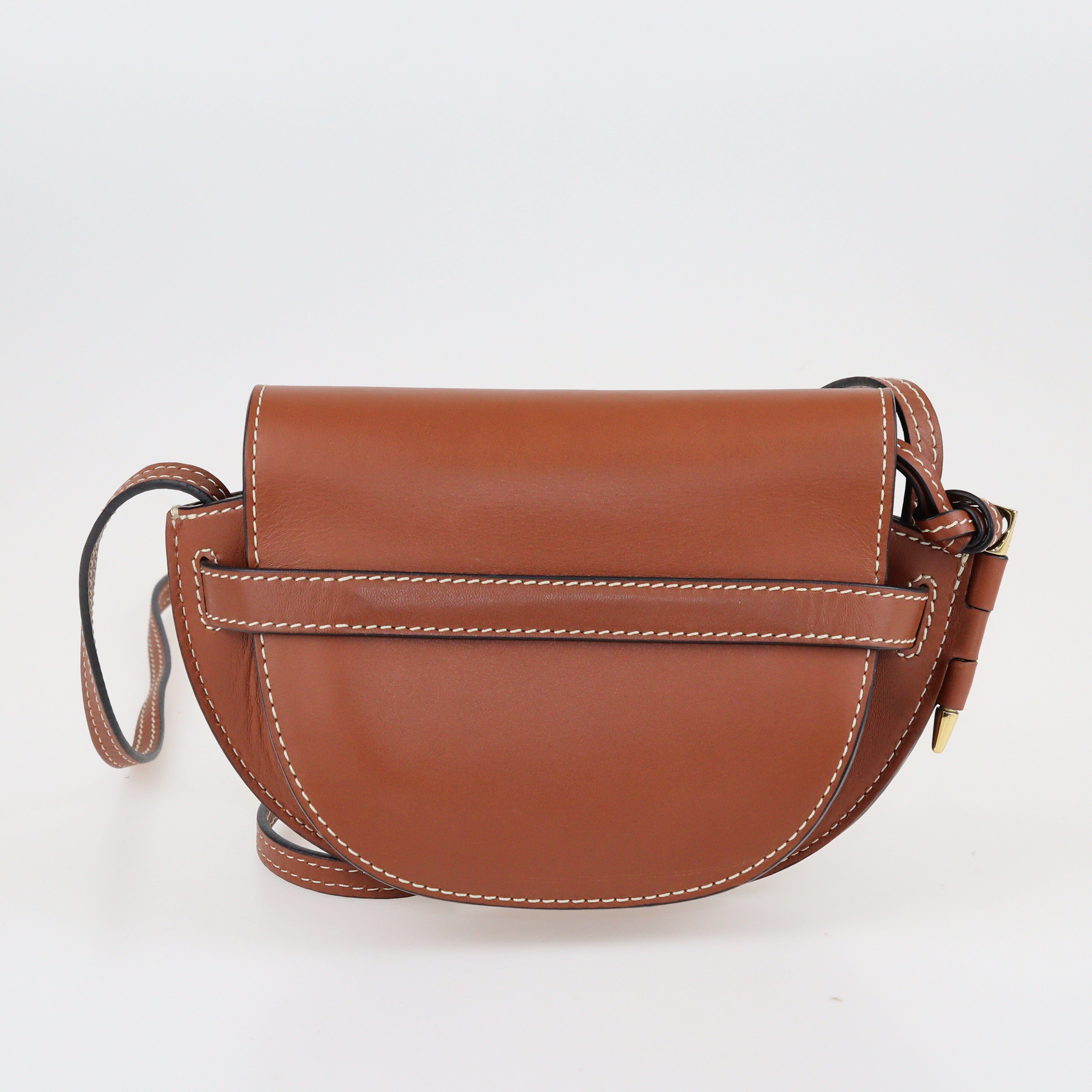 Brown Mini Gate Crossbody Bag Bags Loewe 