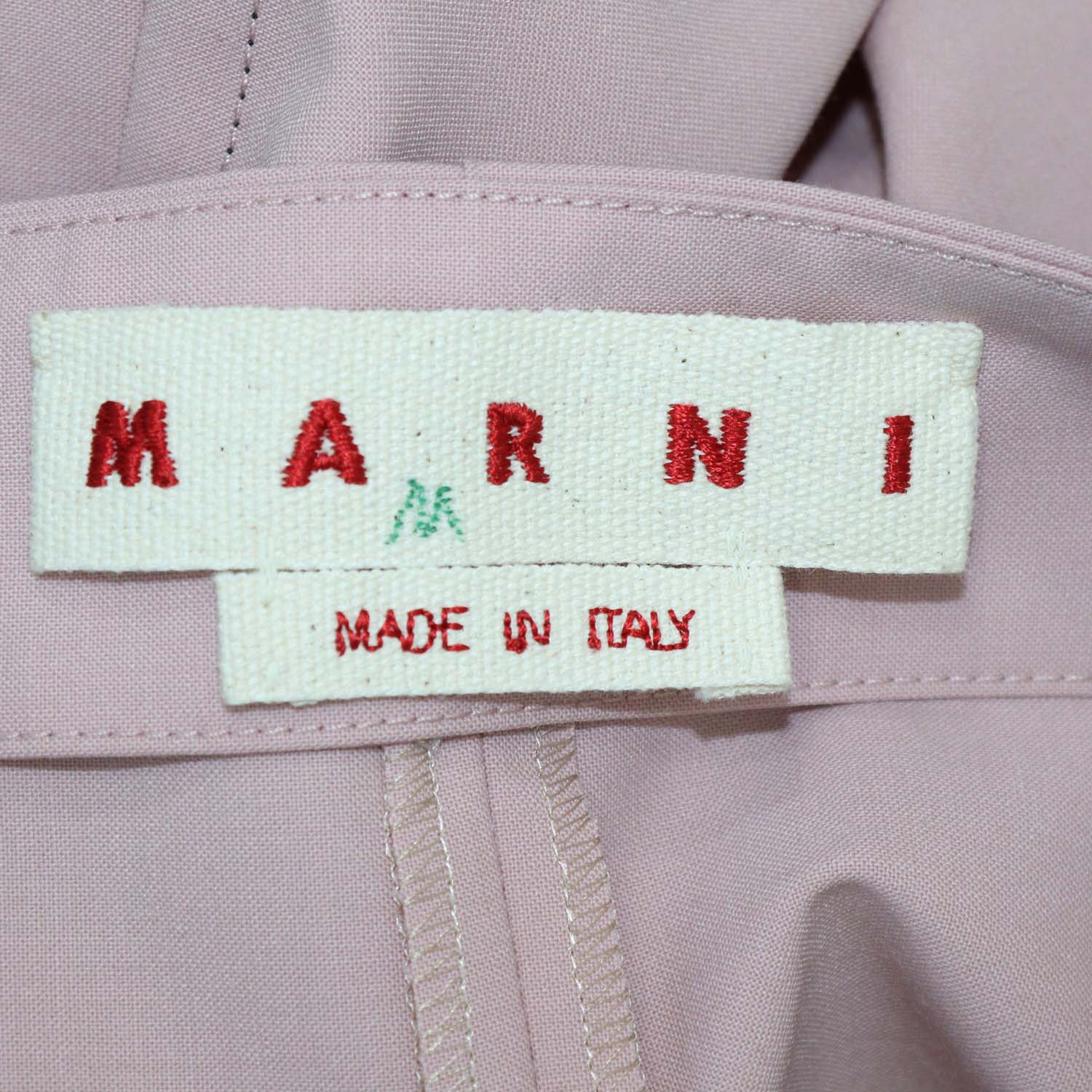 Marni Pink Cotton Wide Leg