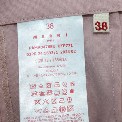 Marni Pink Cotton Wide Leg