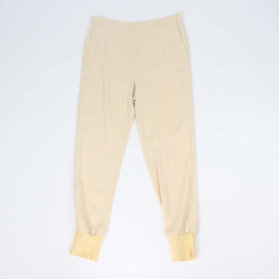 Stella McCartney Cream Viscose Cady Jogger Pants