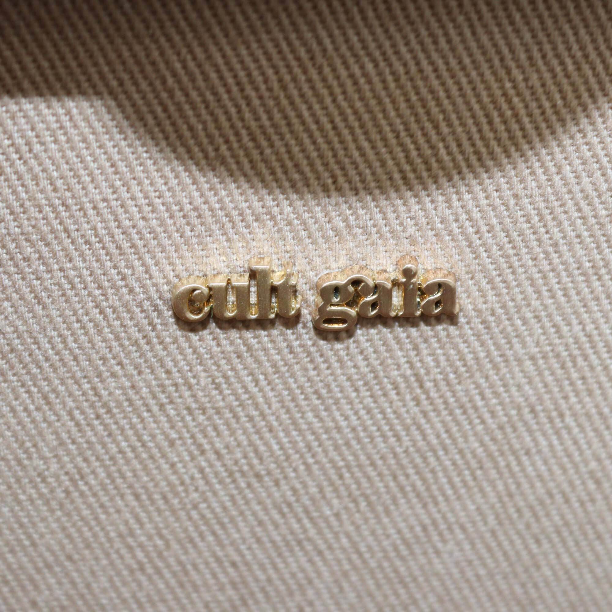 Cult Gaia Natural Raffia Lisse Clutch Womens Cult Gaia 