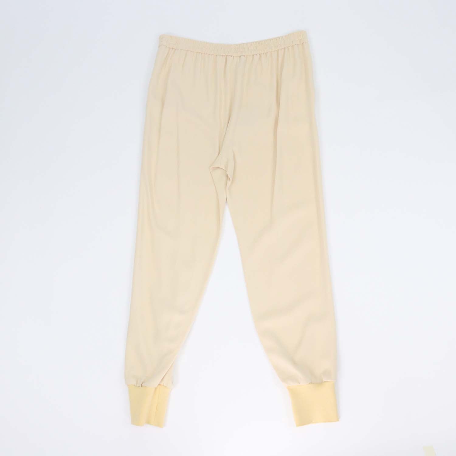 Stella McCartney Cream Viscose Cady Jogger Pants