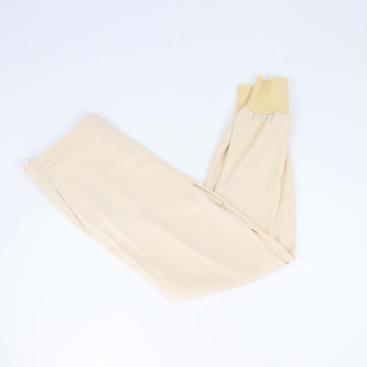 Stella McCartney Cream Viscose Cady Jogger Pants