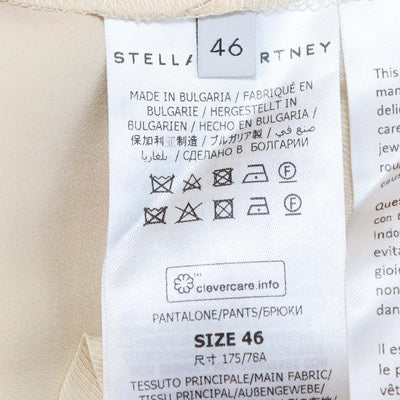 Stella McCartney Cream Viscose Cady Jogger Pants