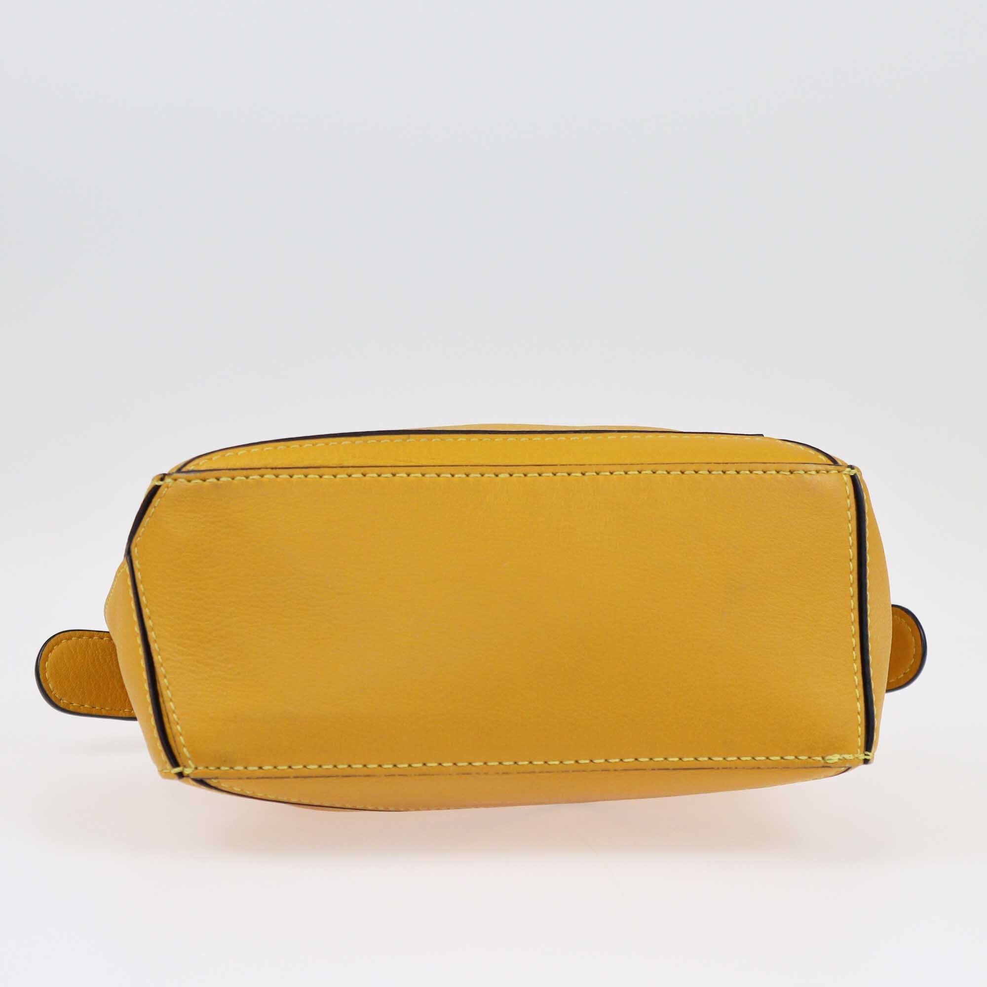 Loewe Mustard Mini Puzzle Top Handle Bag Bags Loewe 