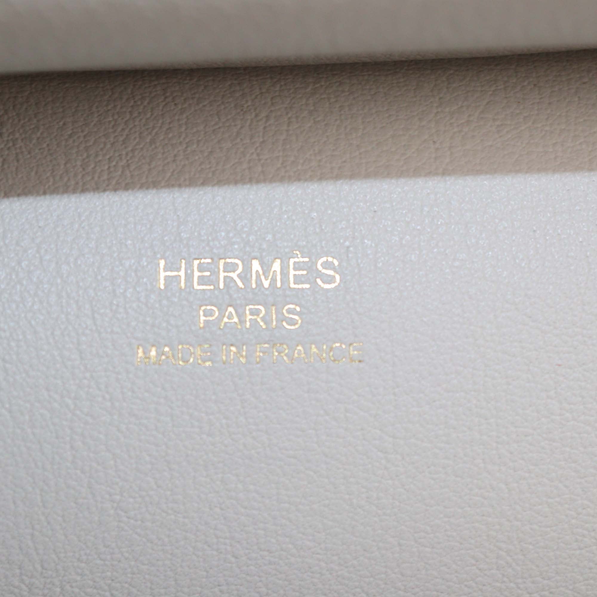 Hermes Beton Evercolor Leather Mini Jypsiere Bag