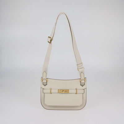 Hermes Beton Evercolor Leather Mini Jypsiere Bag
