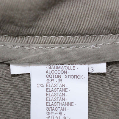 Brunello Cucinelli Army Green Cotton Side Satin Trimmed Pants