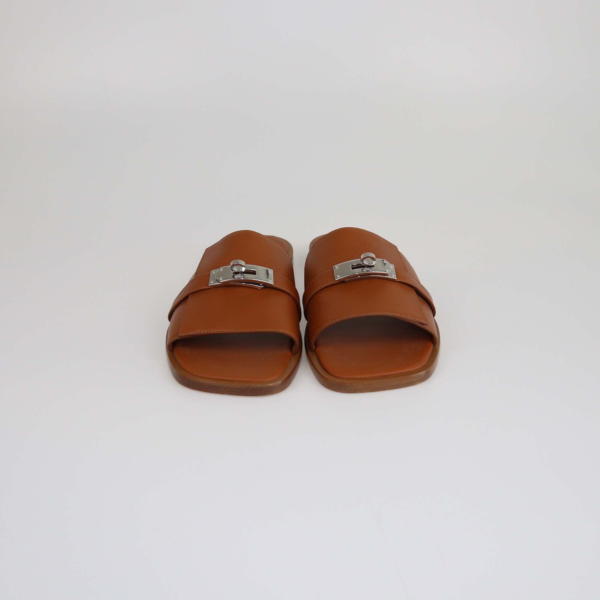 Hermes Naturel Gabriel Sandals Mens Hermes 