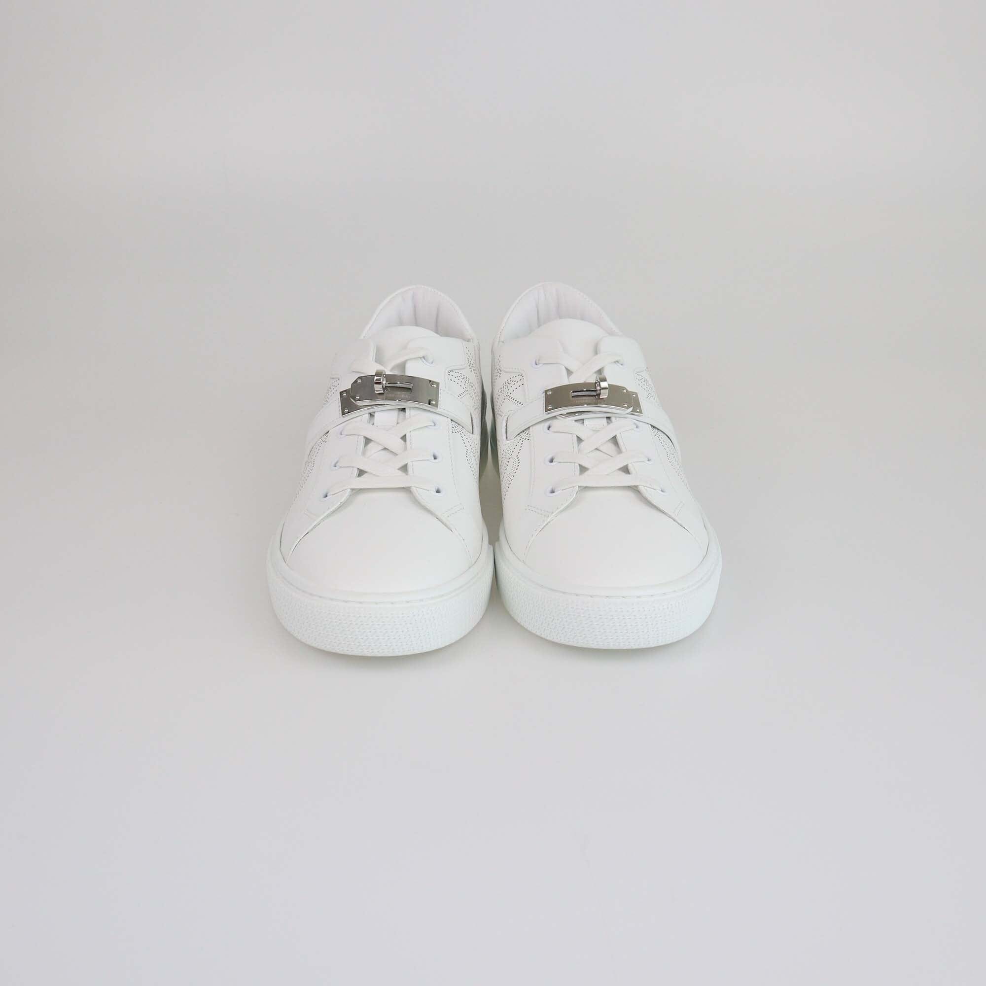 Hermes Blanc Brides De Gala Day Low Top Sneakers Mens Hermes 