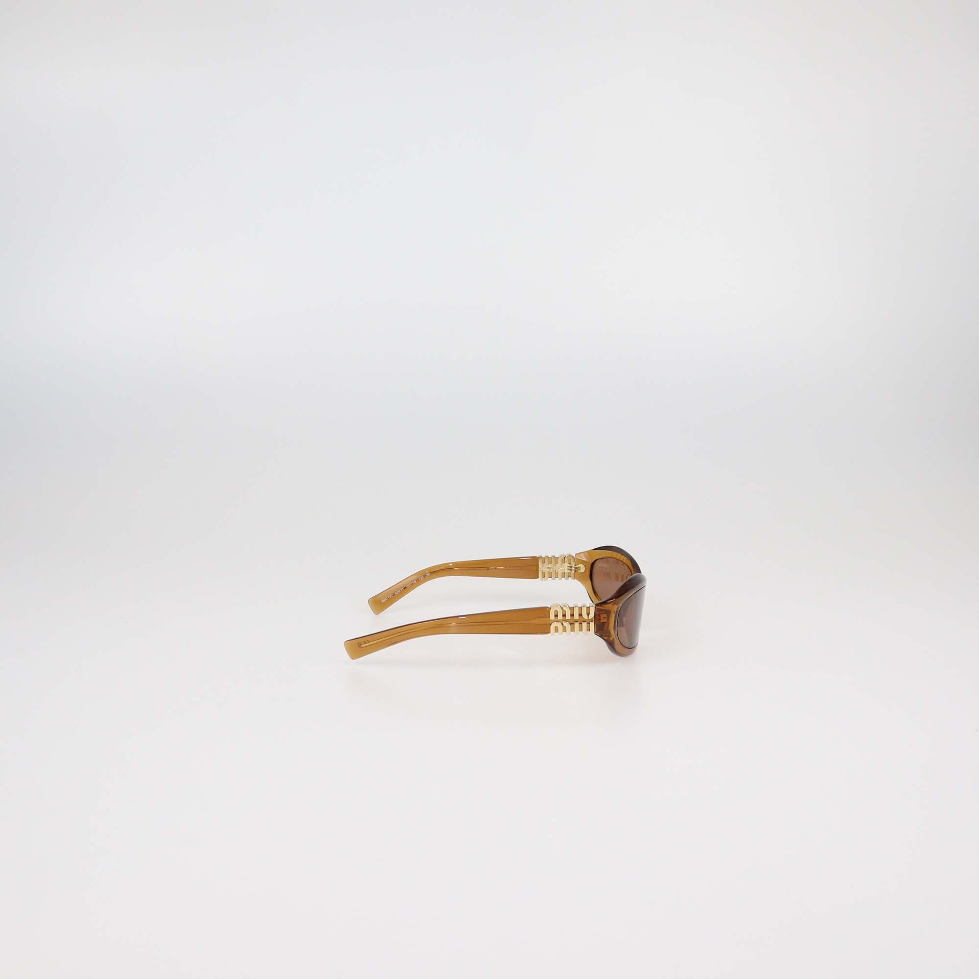 Miu Miu Brown Cat Eye Sunglasses