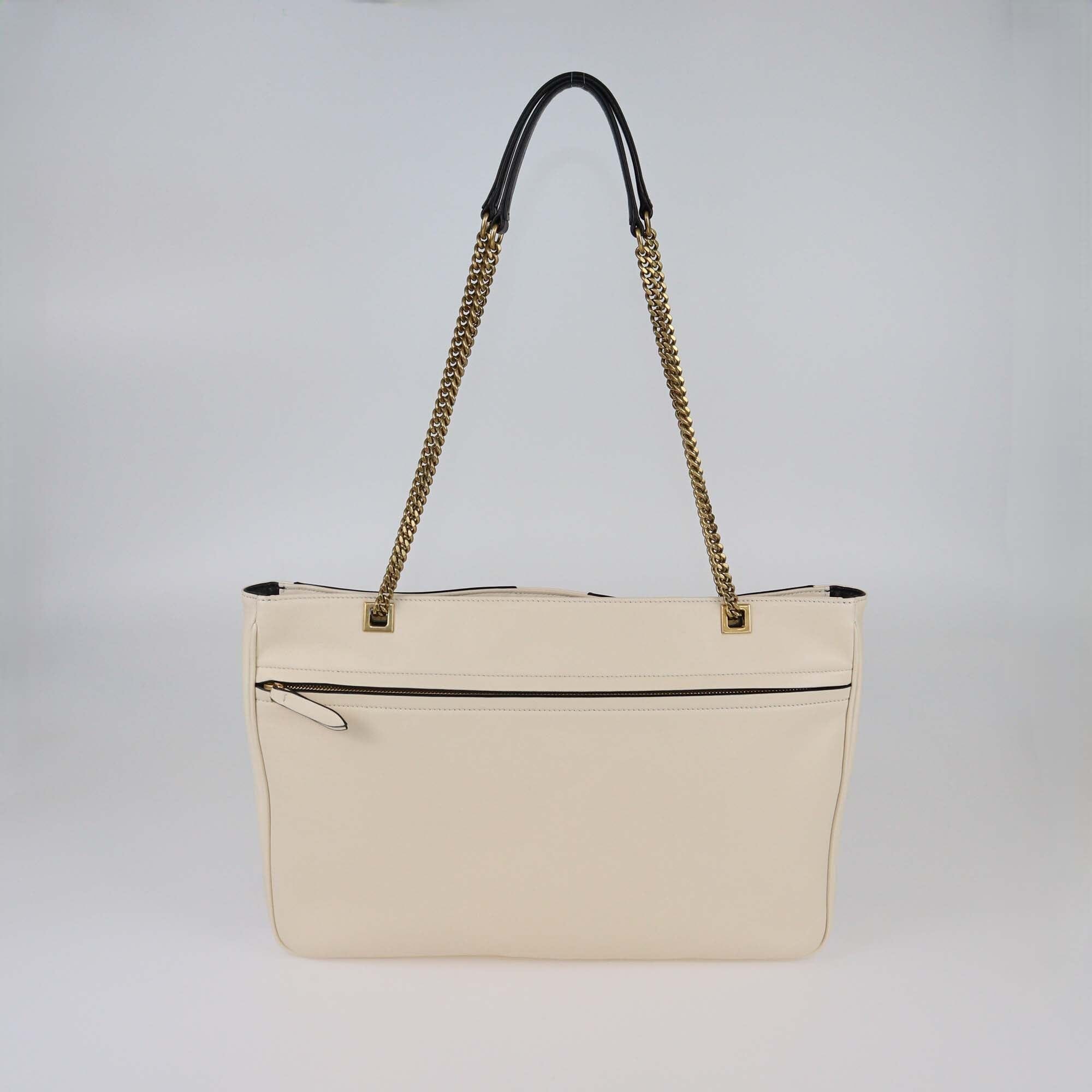 Valentino Butter/Black Medium Viva Superstar Shopper Tote Womens Valentino 