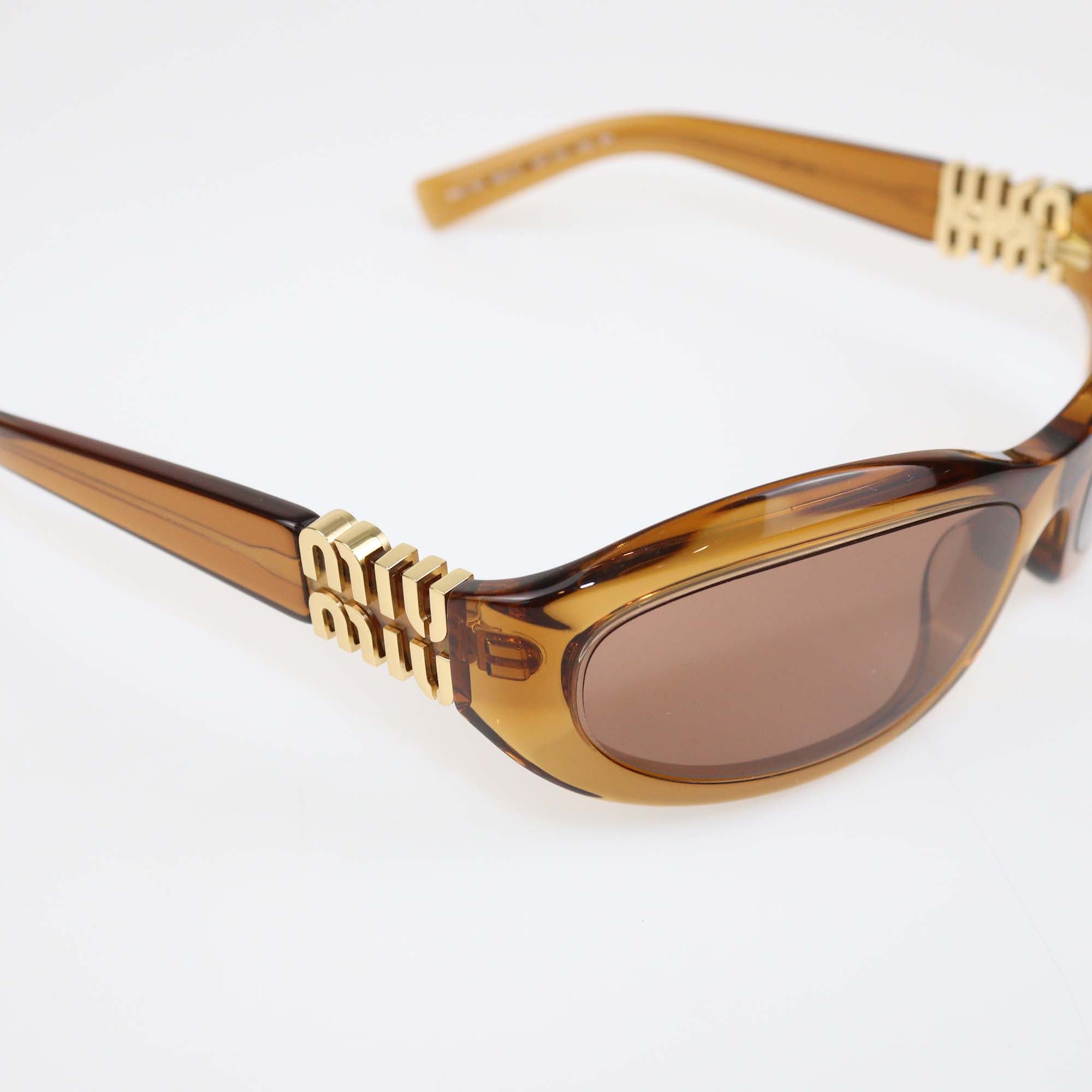 Miu Miu Brown Cat Eye Sunglasses
