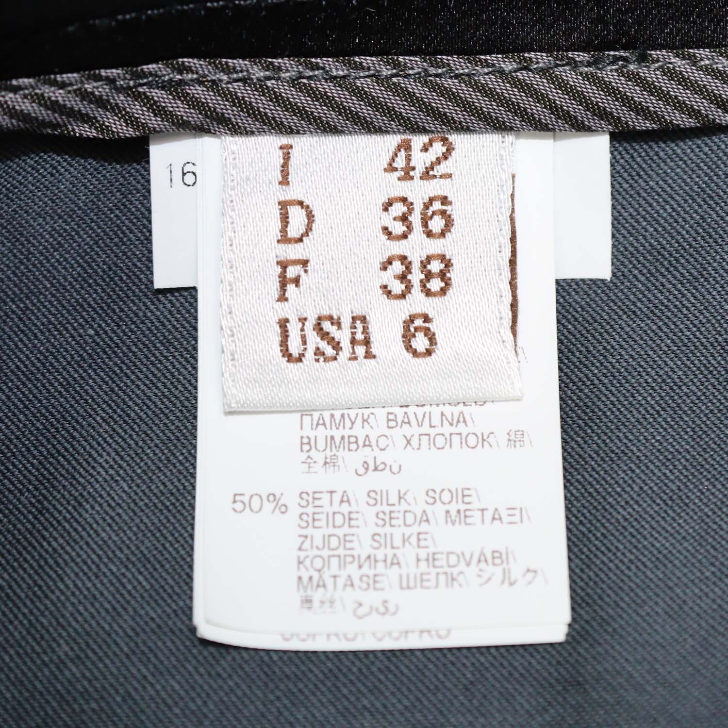 Brunello Cucinelli Black Cotton & Silk Flared Pants