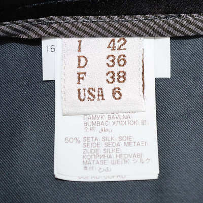 Brunello Cucinelli Black Cotton & Silk Flared Pants