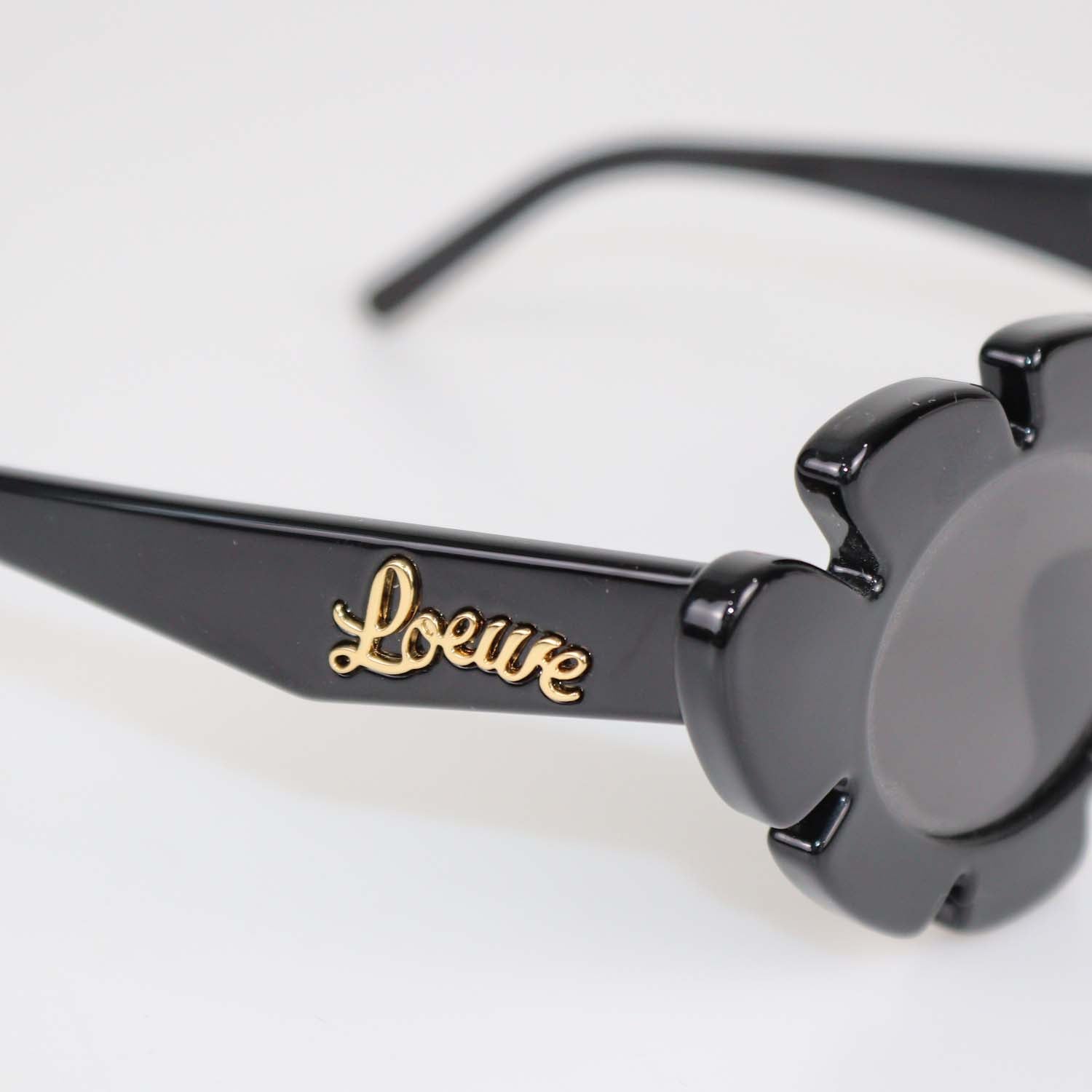 Loewe Black Flower Frame Sunglasses