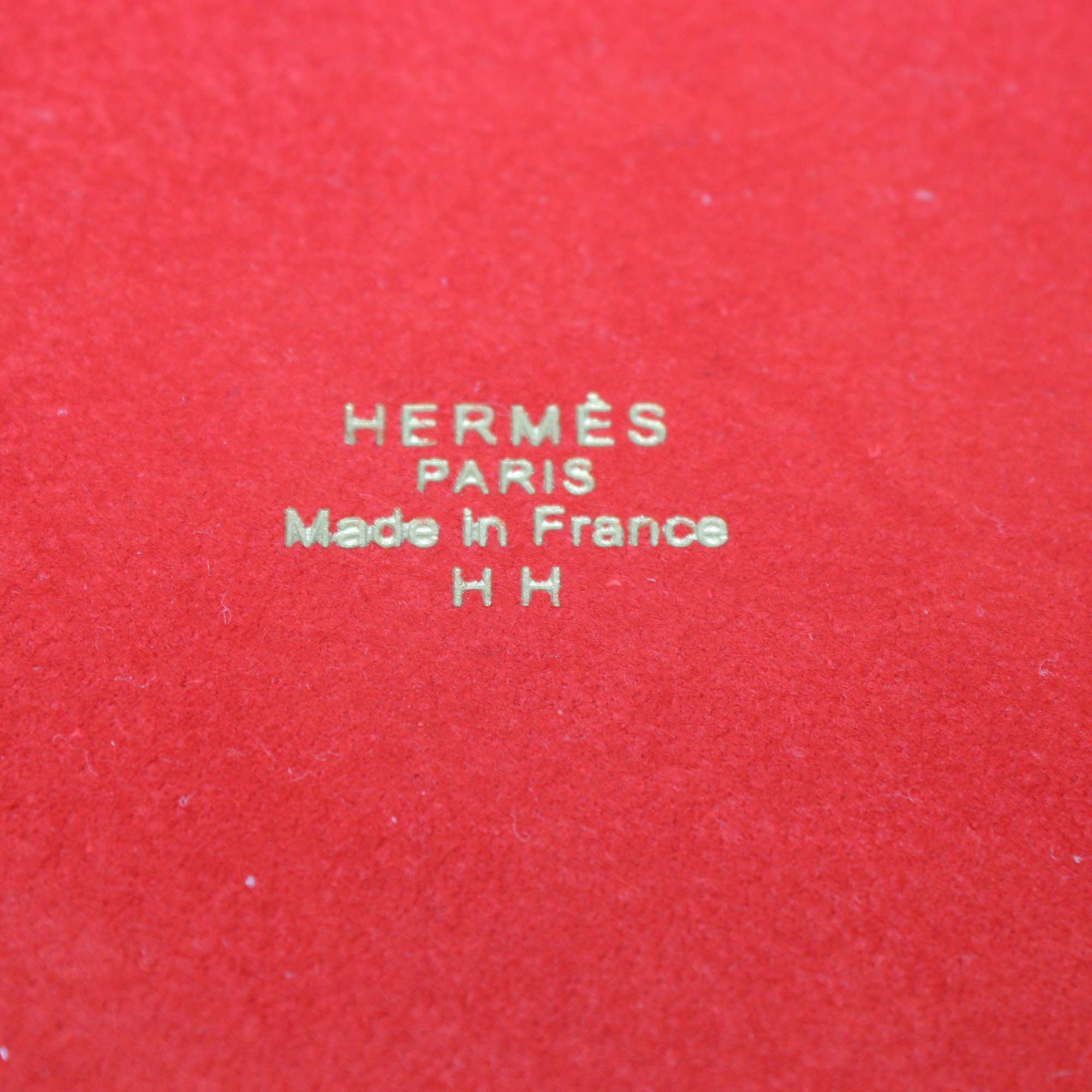 Hermes Rouge/Or Porcelain Hermes Sellier Change Tray