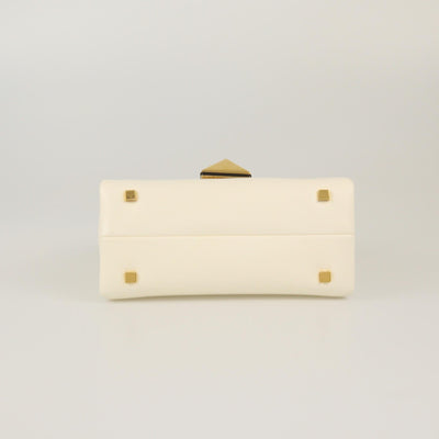 Valentino Ivory Mini One Stud Top Handle Bag Womens Valentino 
