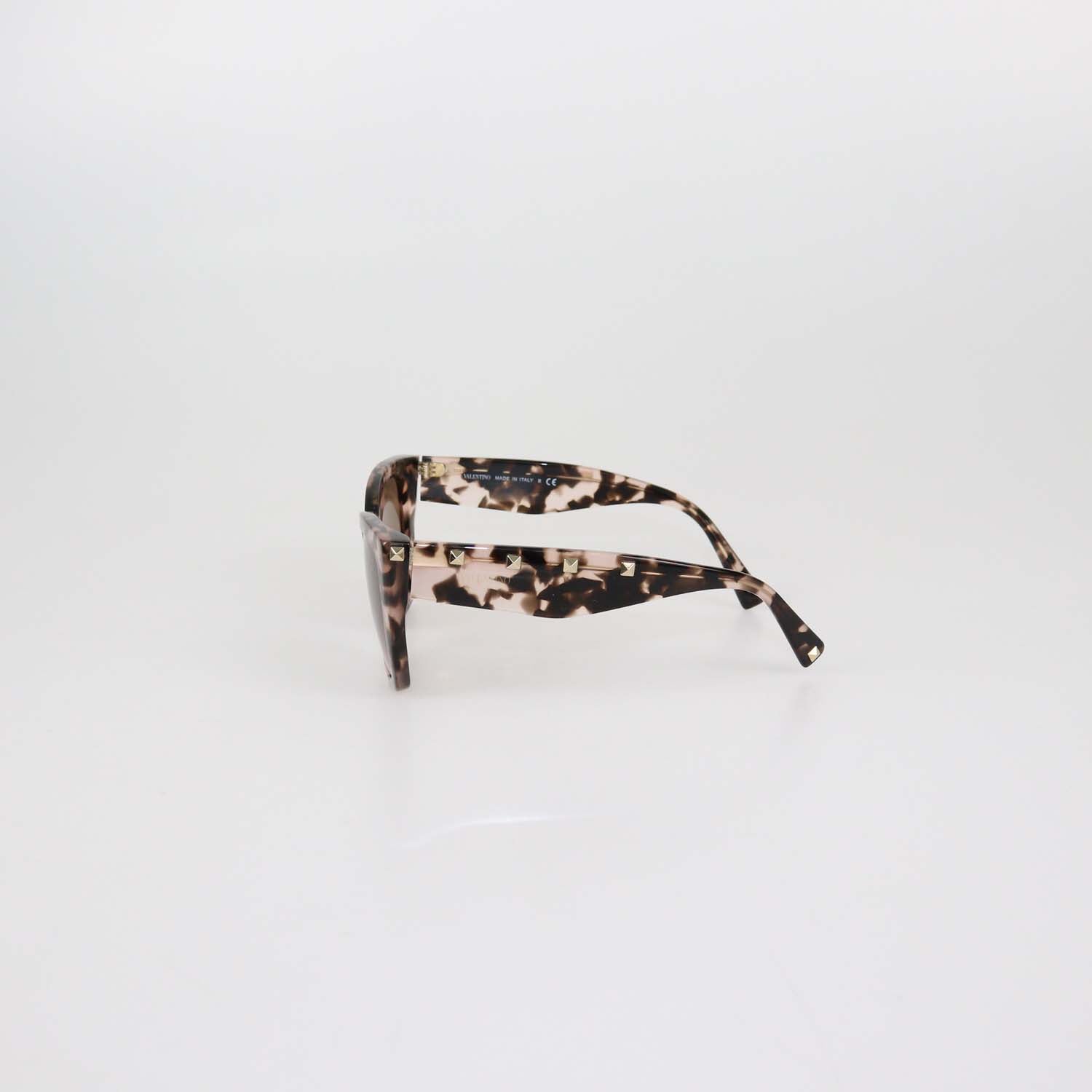 Valentino Havana/Brown Gradient Rockstud Sunglasses
