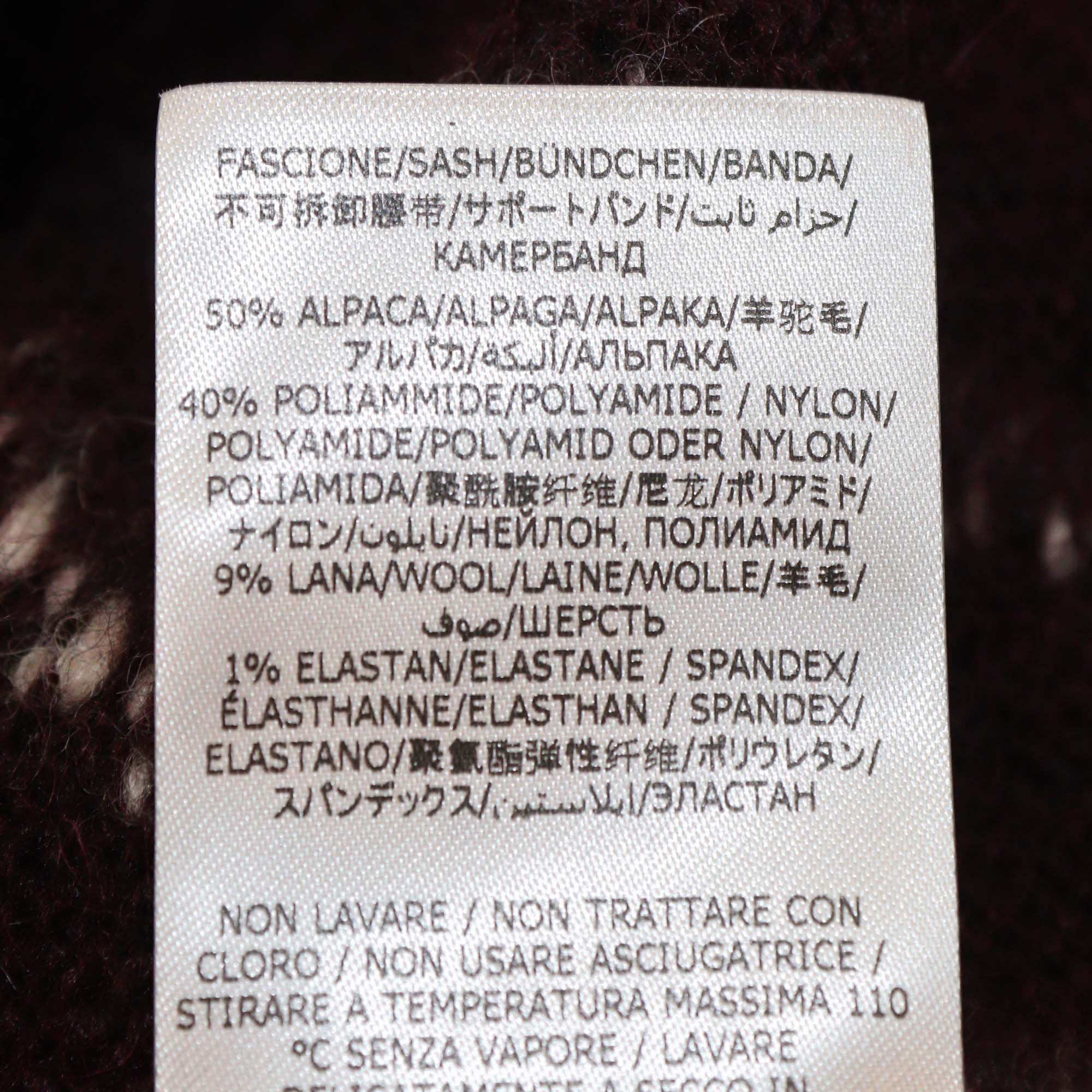 Stella McCartney Multicolor Striped Knitted Wool Midi Skirt