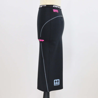 Off-White Black Logo Waist Band Active Pencil Skirt