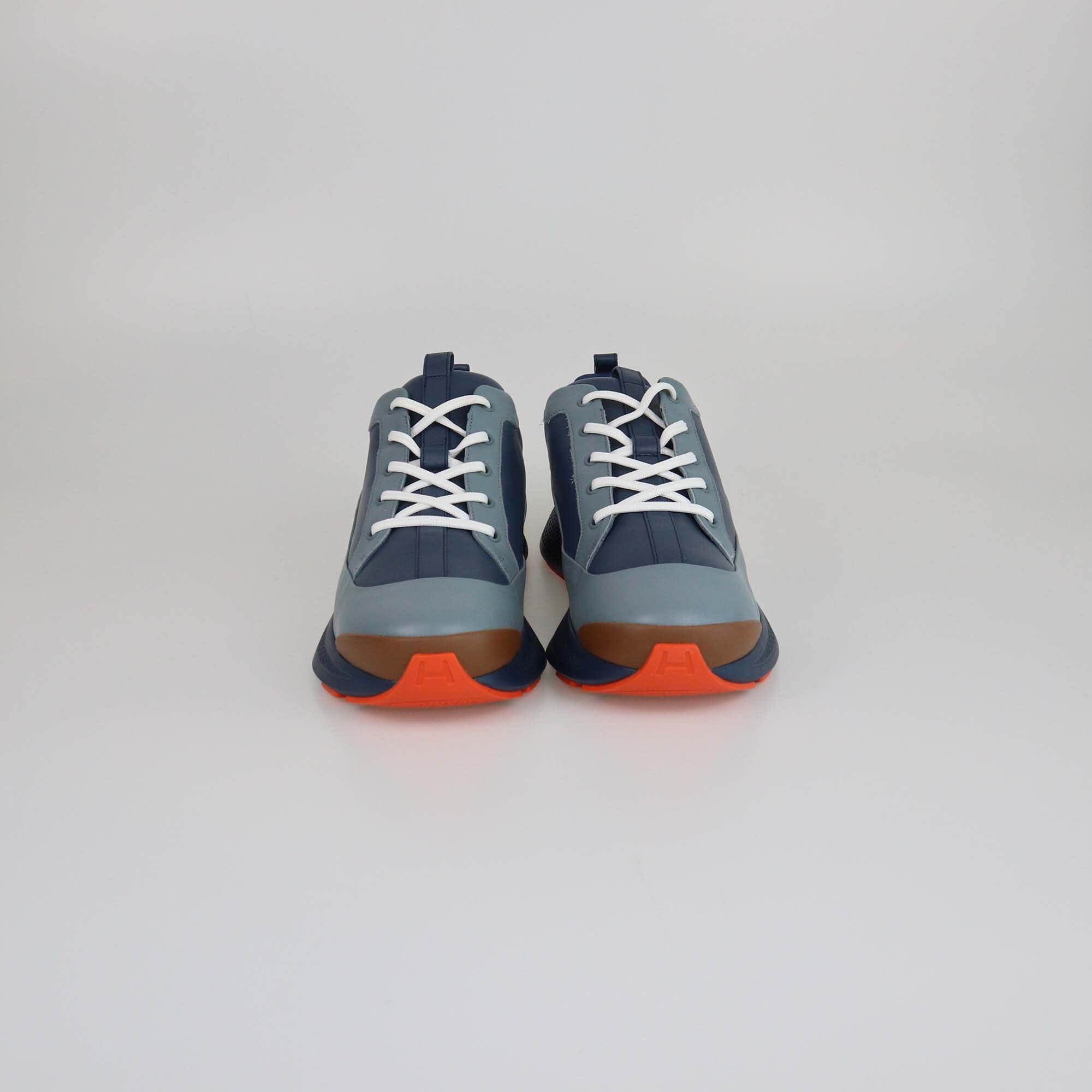 Hermes Multicolor Blue Navy Hugo Sneakers Mens Hermes 